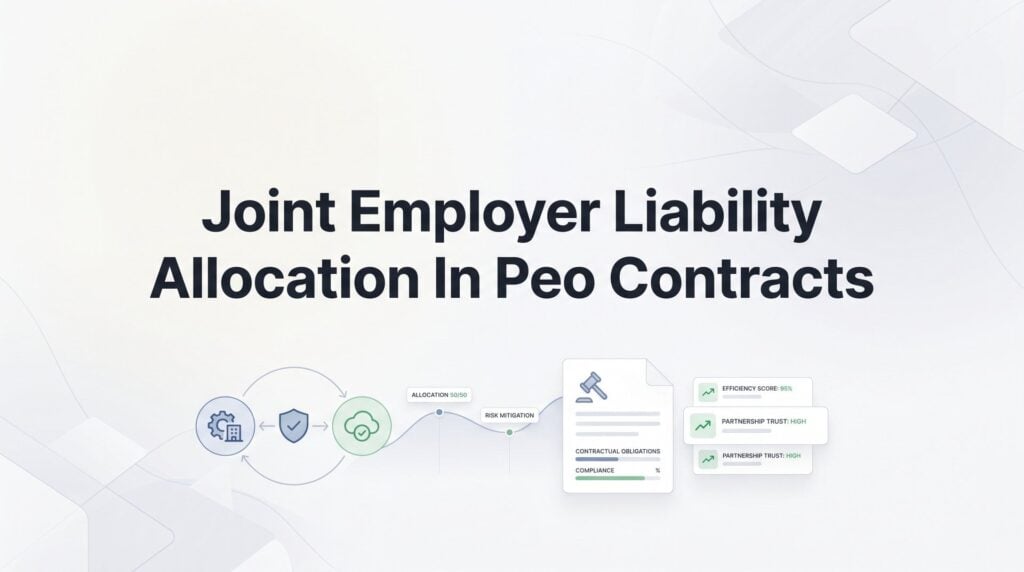 Joint Employer Liability Allocation in PEO Contracts: What Actually Shifts and What Stays With You