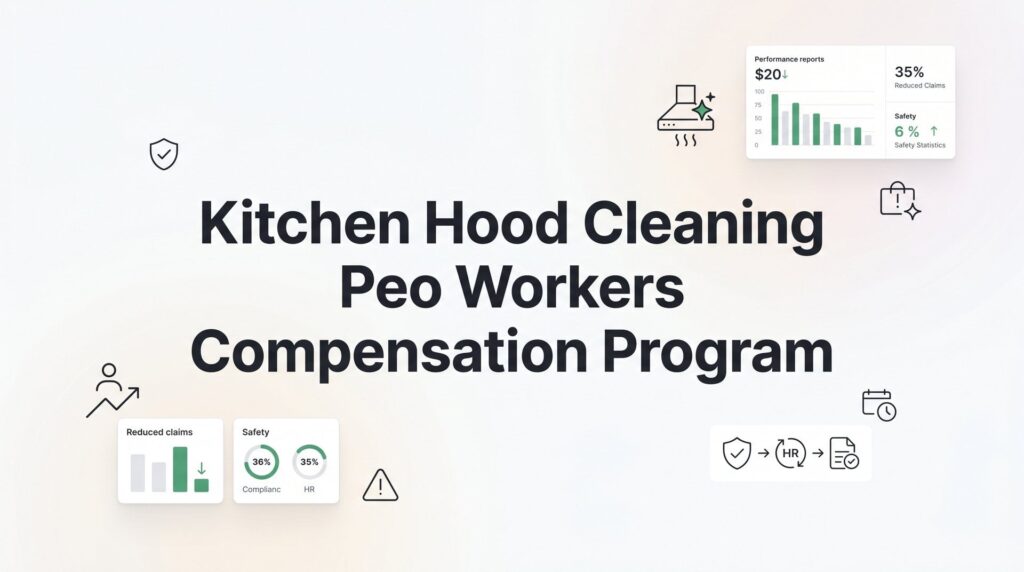 Kitchen Hood Cleaning PEO Workers Compensation: What You Need to Know