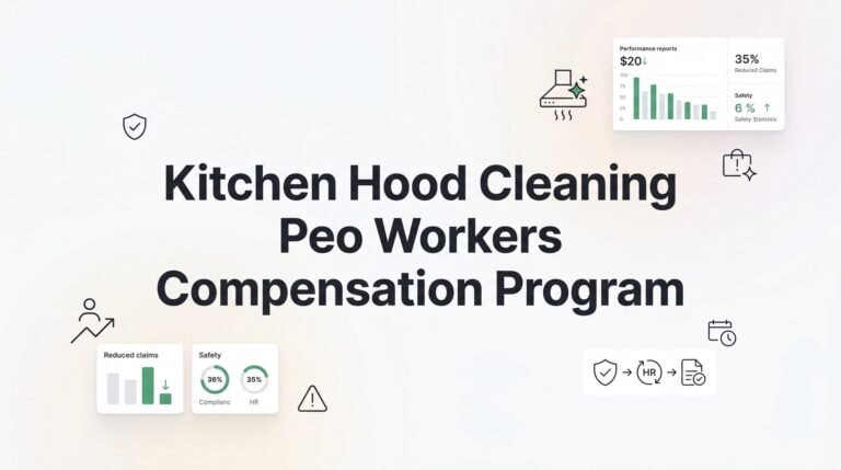 Kitchen Hood Cleaning PEO Workers Compensation: What You Need to Know
