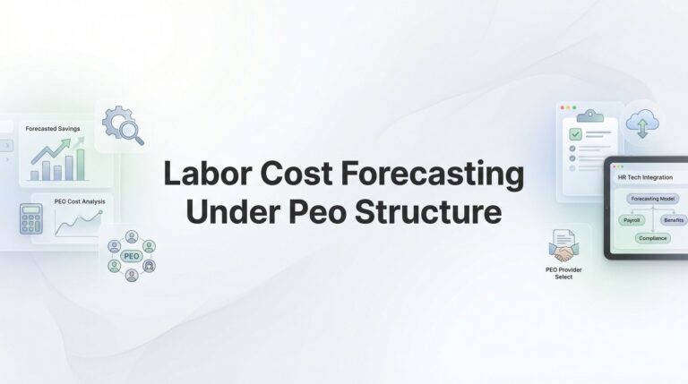 How to Forecast Labor Costs Under a PEO Structure: A Practical Step-by-Step Guide