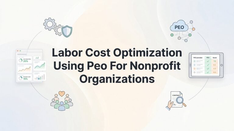 How to Optimize Labor Costs Using a PEO for Your Nonprofit Organization