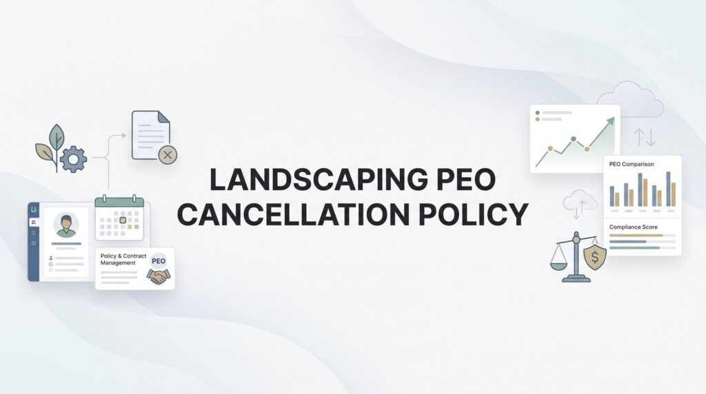 Landscaping PEO Cancellation Policy: What to Watch for Before You Sign
