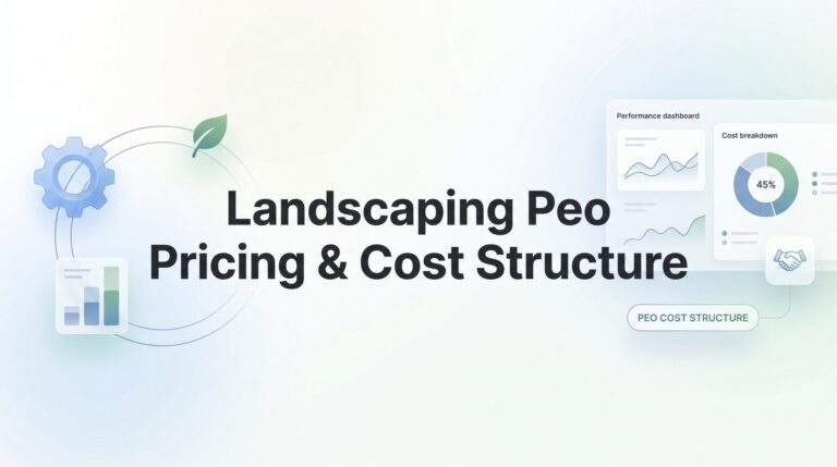 Landscaping PEO Pricing & Cost Structure: What You’ll Actually Pay