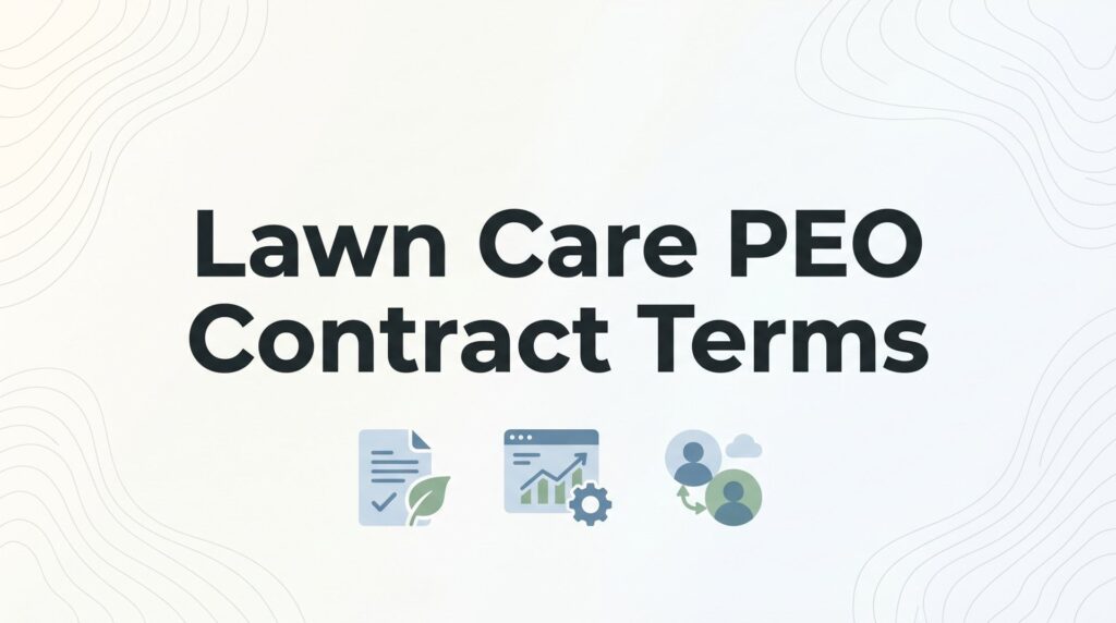 Lawn Care PEO Contract Terms: What to Watch Before You Sign