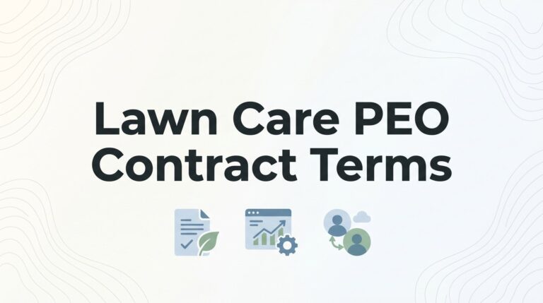 Lawn Care PEO Contract Terms: What to Watch Before You Sign