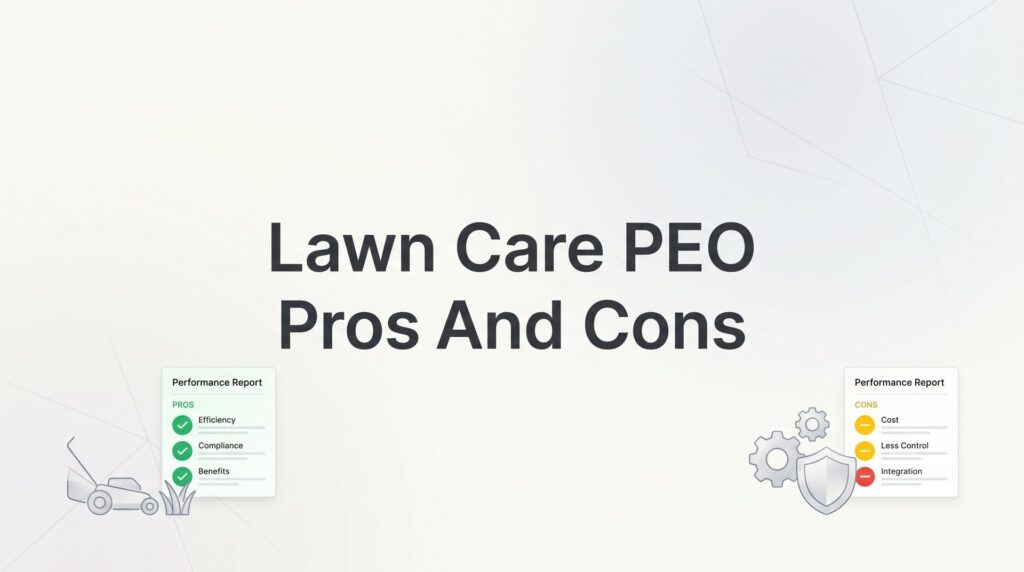 Lawn Care PEO Pros and Cons: What Owners Actually Need to Weigh