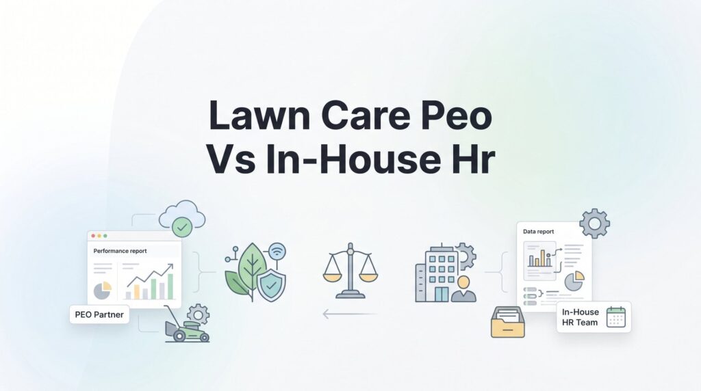 Lawn Care PEO vs In-House HR: 7 Decision Factors That Actually Matter