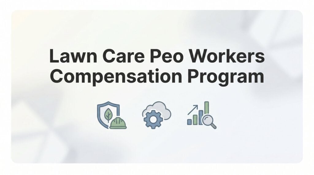 Lawn Care PEO Workers Compensation Program: What It Actually Costs and How It Works