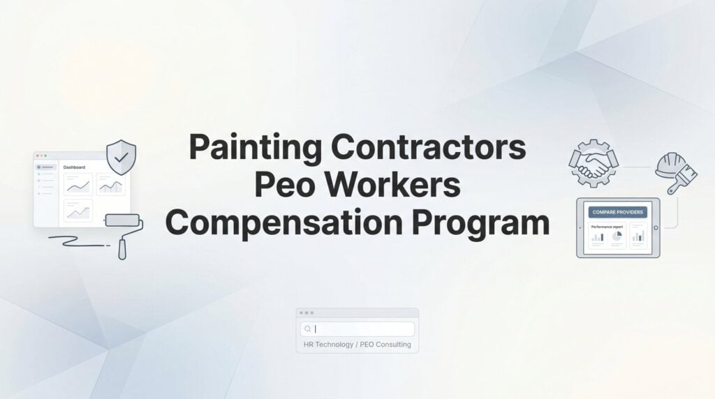 Painting Contractors PEO Workers Compensation Program: What You Actually Need to Know