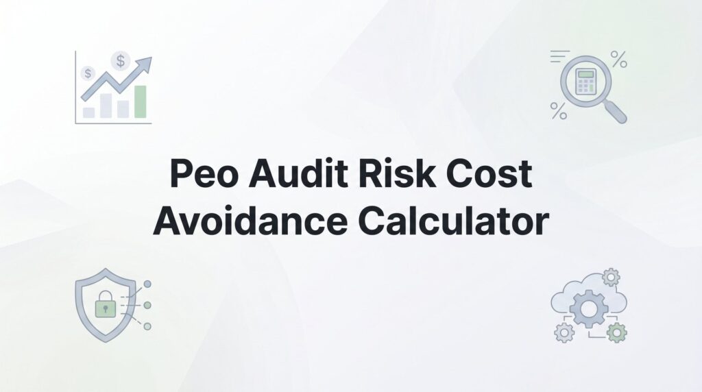 How to Build a PEO Audit Risk and Cost Avoidance Calculator From Scratch