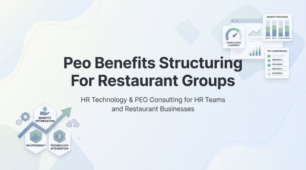 How to Structure PEO Benefits for Restaurant Groups: A Step-by-Step Guide