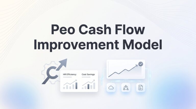 PEO Cash Flow Improvement Model: How Co-Employment Actually Affects Your Working Capital