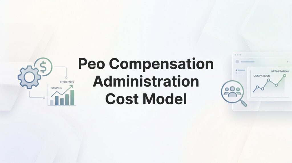 PEO Compensation Administration Cost Model: What You’re Actually Paying For