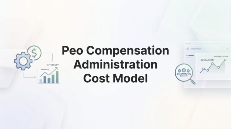 PEO Compensation Administration Cost Model: What You’re Actually Paying For