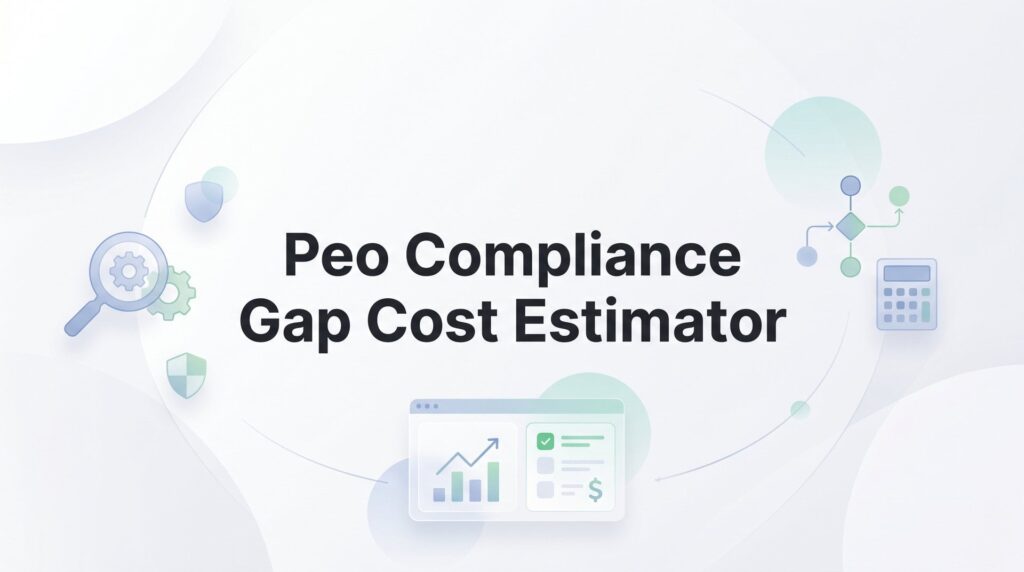 How to Estimate the Cost of Your Compliance Gaps Before Choosing a PEO