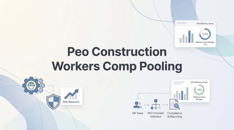 PEO Construction Workers Comp Pooling: How Risk Pools Actually Work and When They Save You Money