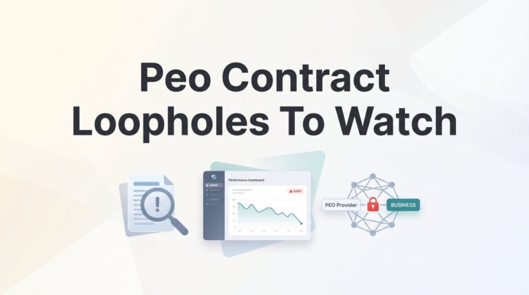 8 PEO Contract Loopholes to Watch Before You Sign