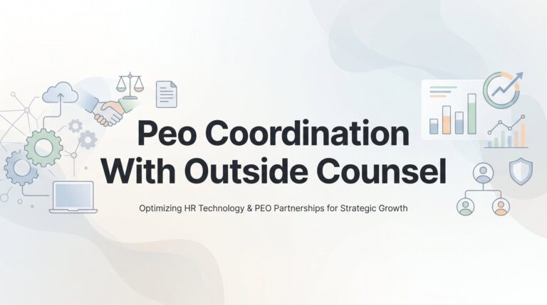 7 Practical Strategies for Coordinating Your PEO with Outside Legal Counsel