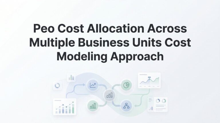 How to Build a PEO Cost Allocation Model Across Multiple Business Units