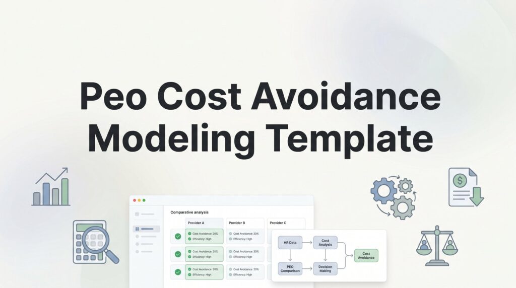 How to Build a PEO Cost Avoidance Modeling Template From Scratch