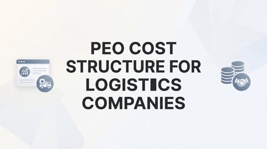 PEO Cost Structure for Logistics Companies: What Actually Drives Your Price