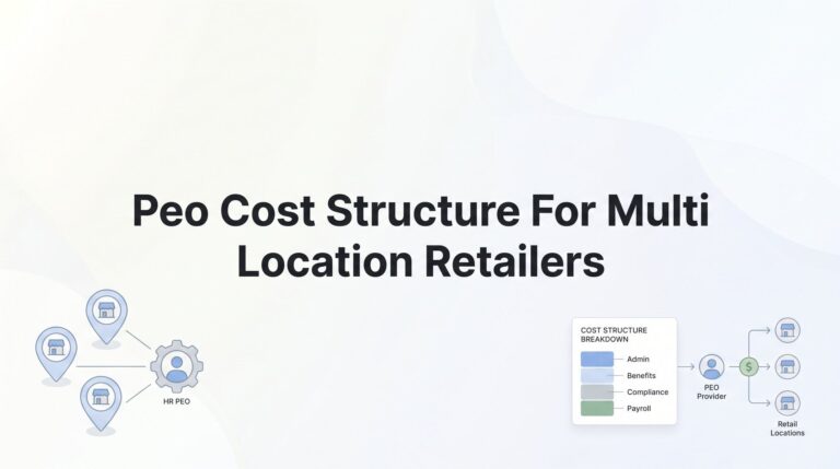 PEO Cost Structure for Multi-Location Retailers: What Actually Drives Your Pricing
