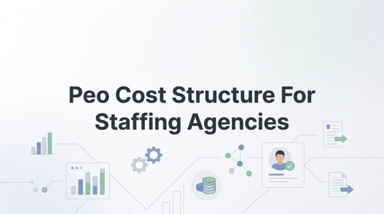 PEO Cost Structure for Staffing Agencies: What You’re Actually Paying For