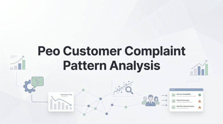 PEO Customer Complaint Pattern Analysis: How to Read the Warning Signs Before You Sign