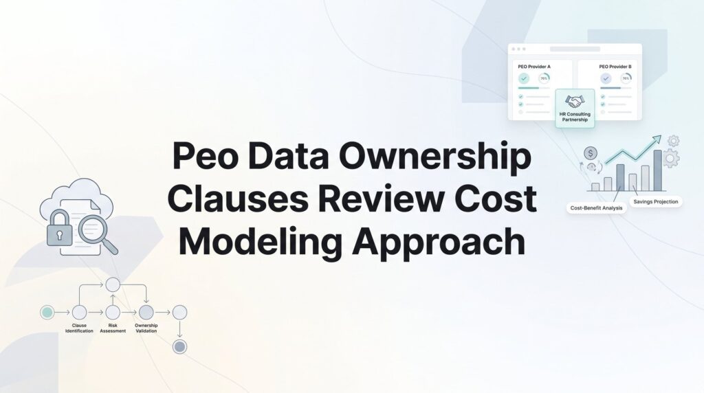 PEO Data Ownership Clauses: How to Review and Model the Real Cost