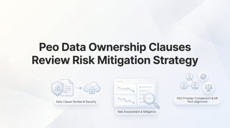 How to Review PEO Data Ownership Clauses and Build a Risk Mitigation Strategy