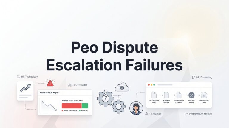 7 PEO Dispute Escalation Failures That Cost Businesses Real Money (And How to Avoid Them)