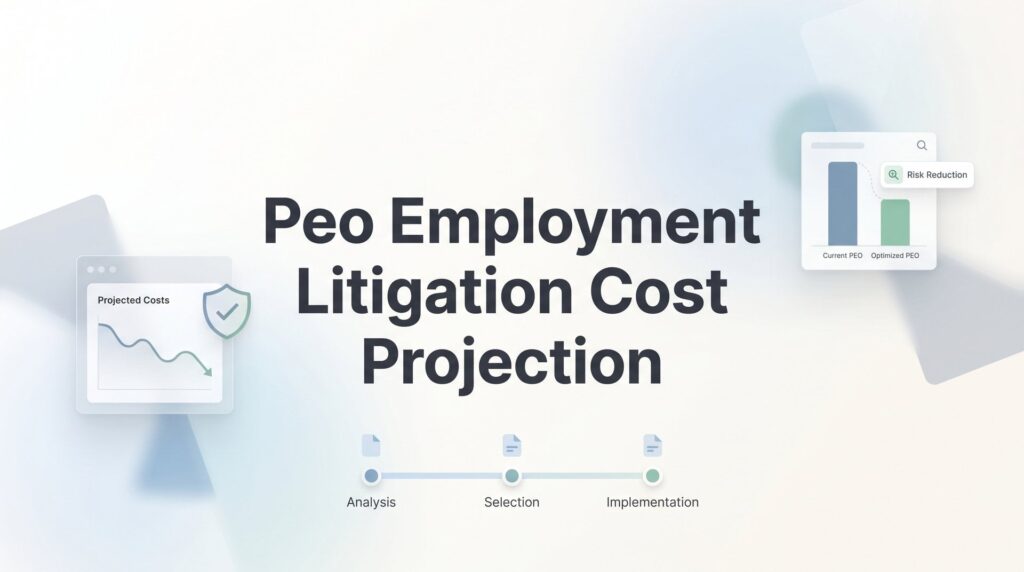 How to Project Employment Litigation Costs Under a PEO Arrangement