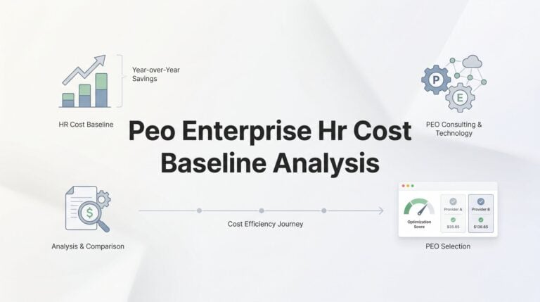 How to Build an Enterprise HR Cost Baseline Before Evaluating PEO Providers