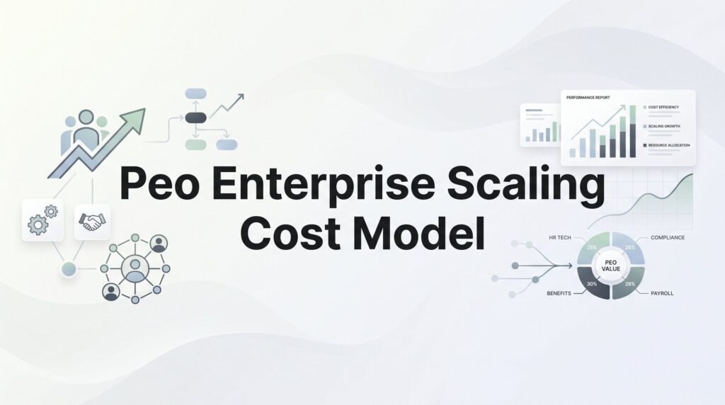 PEO Enterprise Scaling Cost Model: How Pricing Actually Shifts as You Grow