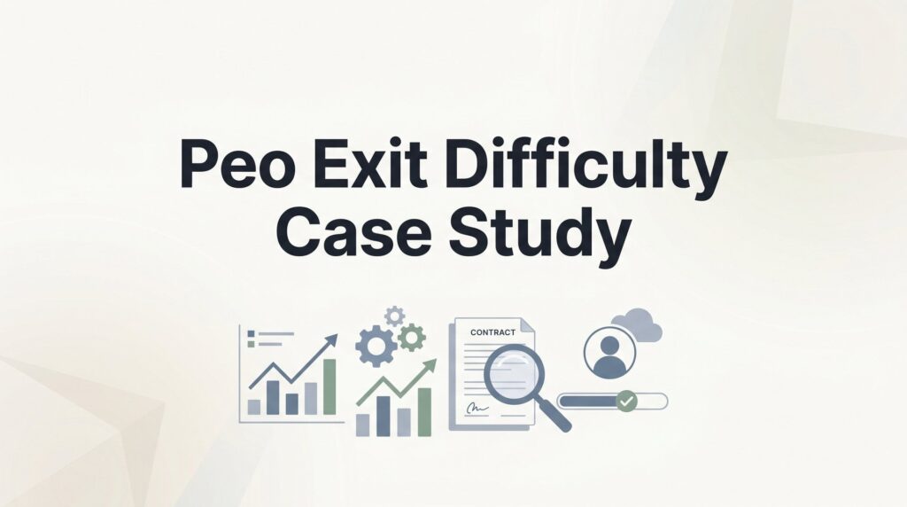 PEO Exit Difficulty Case Study: What Actually Goes Wrong When You Try to Leave
