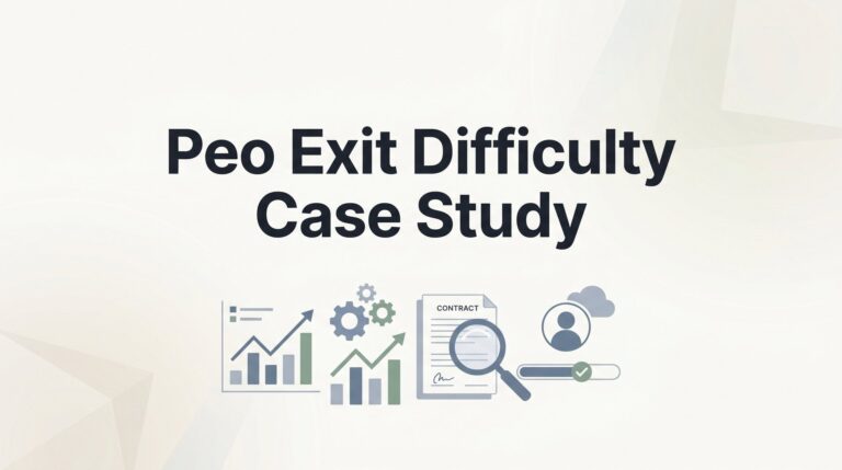 PEO Exit Difficulty Case Study: What Actually Goes Wrong When You Try to Leave
