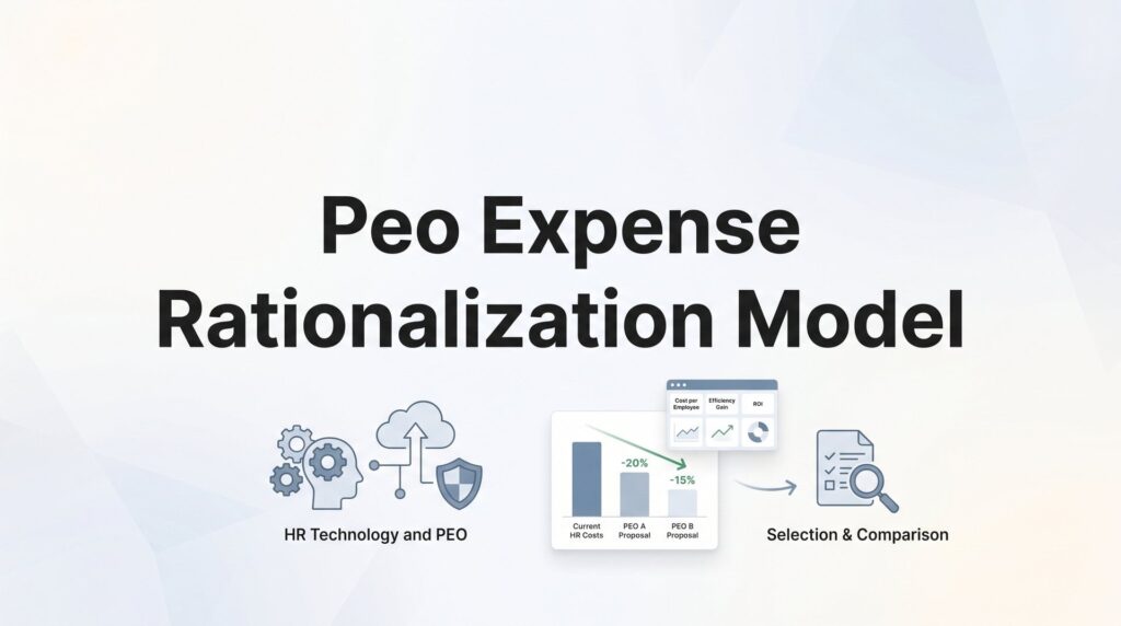 PEO Expense Rationalization Model: A Practical Framework for Cutting Through the Noise