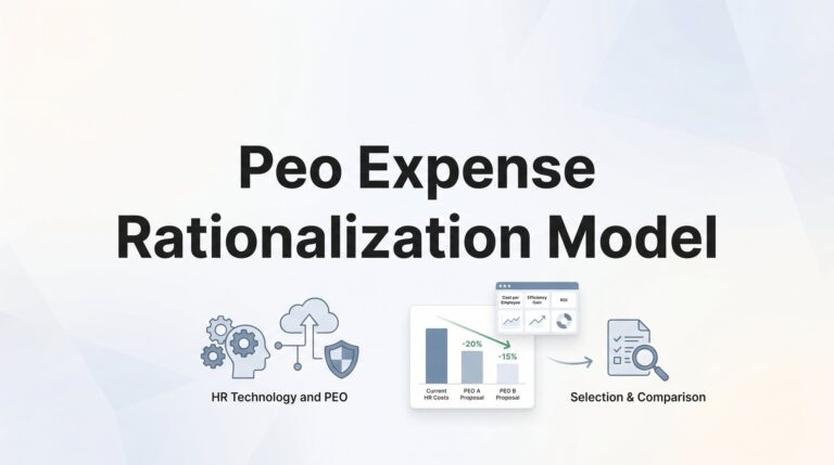PEO Expense Rationalization Model: A Practical Framework for Cutting Through the Noise