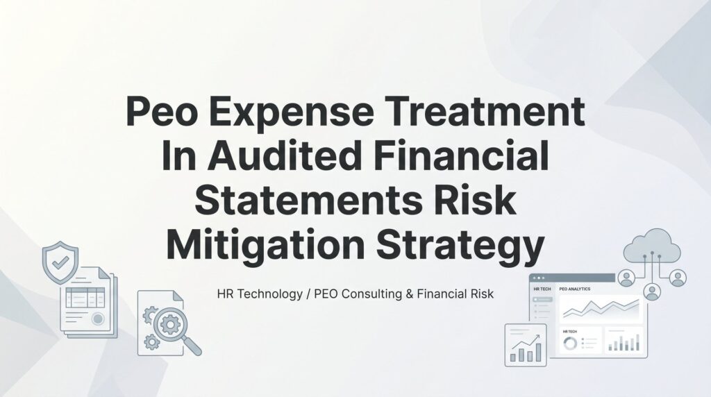 How to Handle PEO Expenses in Audited Financial Statements Without Getting Burned