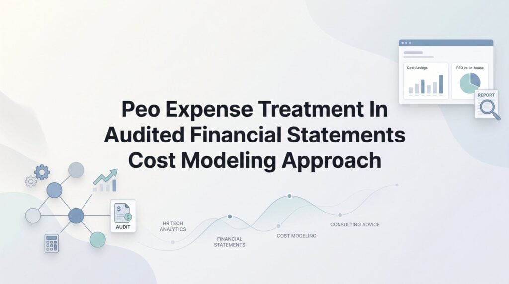 How to Model PEO Expenses for Audited Financial Statements: A Practical Cost Modeling Approach
