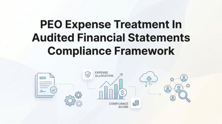 PEO Expense Treatment in Audited Financial Statements: A Compliance Framework for Business Owners