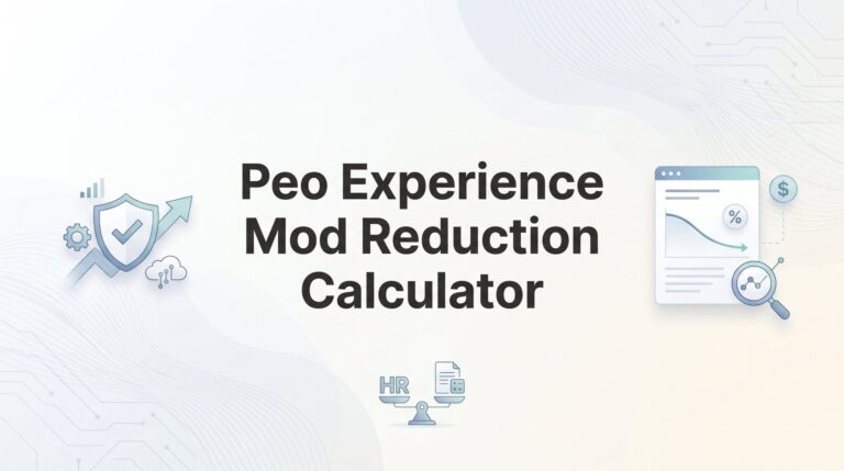 How to Calculate Your Experience Mod Reduction When Joining a PEO