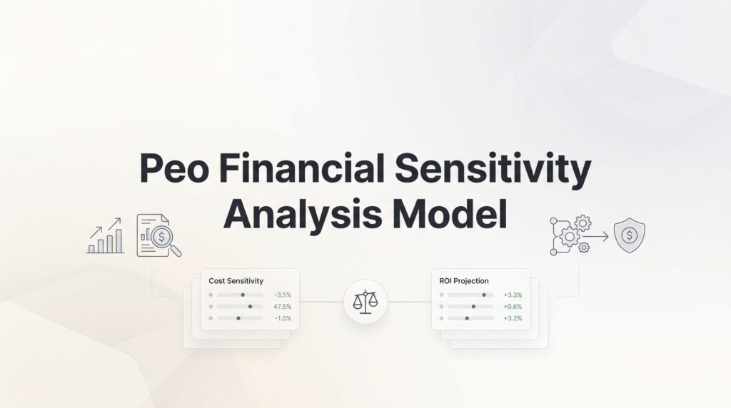 PEO Financial Sensitivity Analysis Model: How to Stress-Test Your PEO Costs Before You Commit