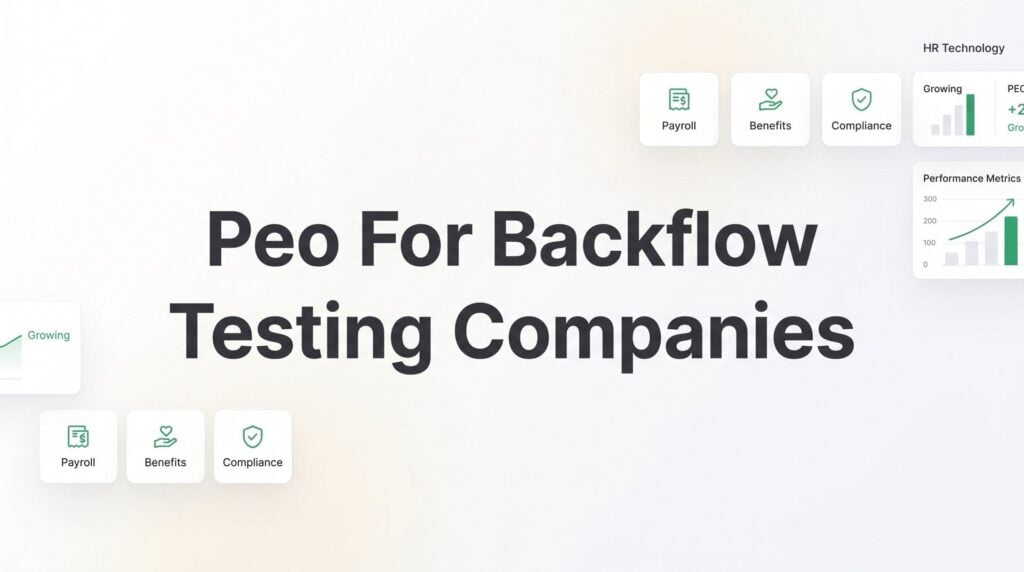 9 Best PEO Providers for Backflow Testing Companies in 2026