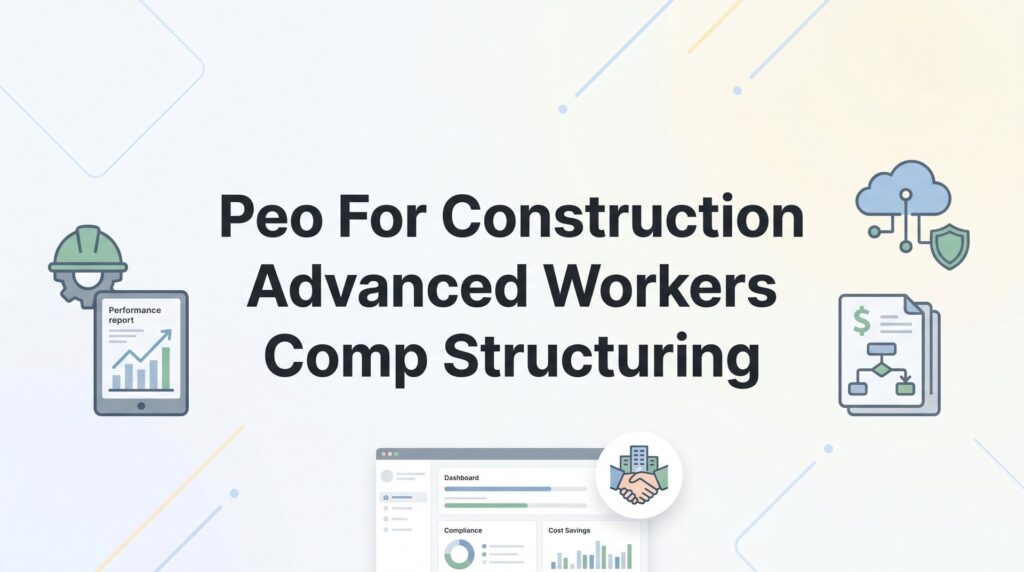 How to Structure Workers’ Comp Through a PEO for Construction: A Practical Walkthrough