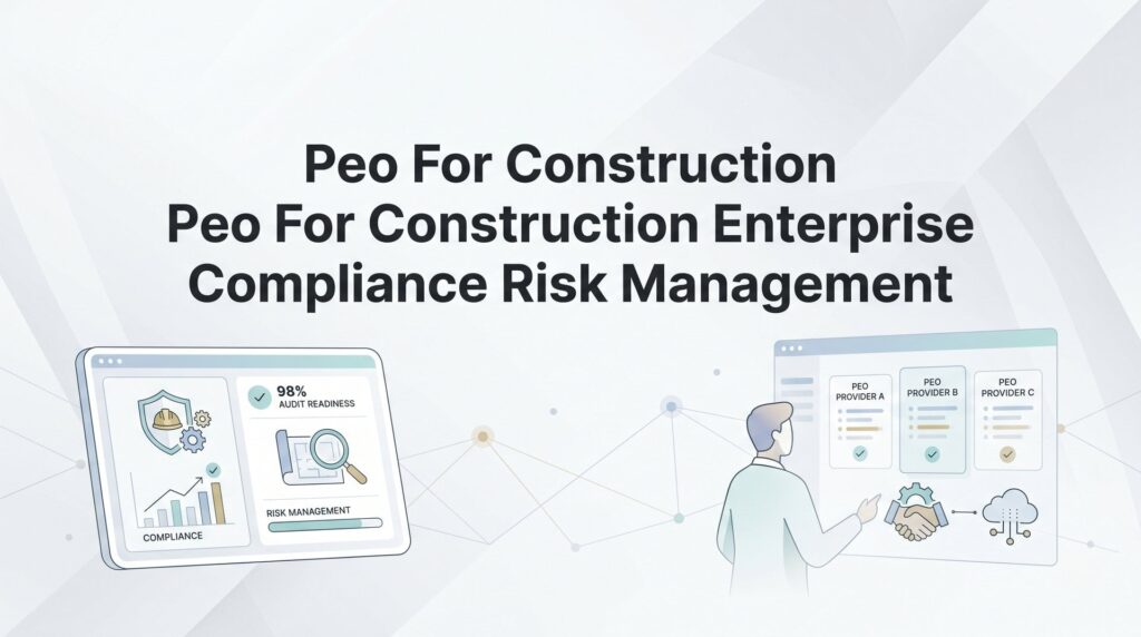 PEO for Construction Enterprise Compliance Risk Management: What Actually Changes