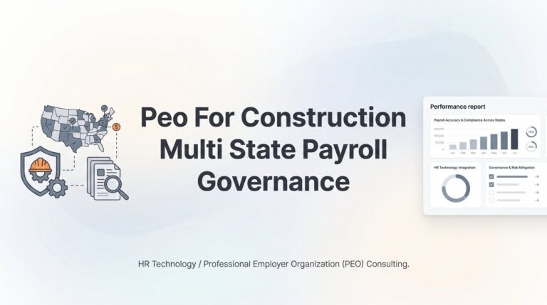 PEO for Construction: Multi-State Payroll Governance When Your Crews Cross State Lines