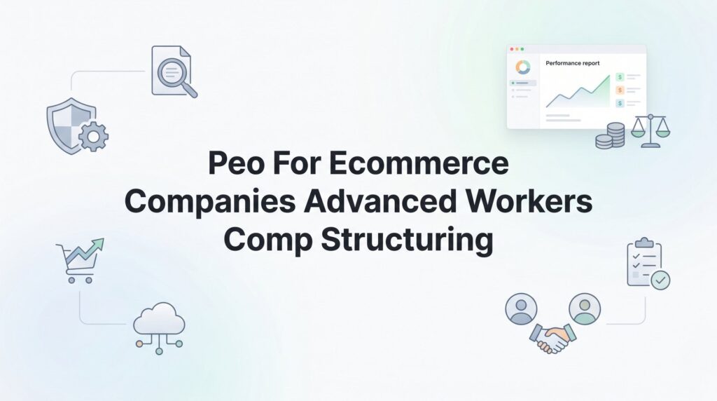 How to Structure Workers’ Comp Through a PEO When You Run an Ecommerce Operation