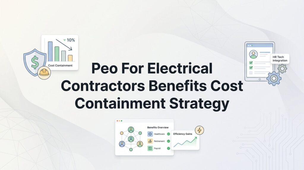 7 Cost Containment Strategies Electrical Contractors Get from a PEO Partnership