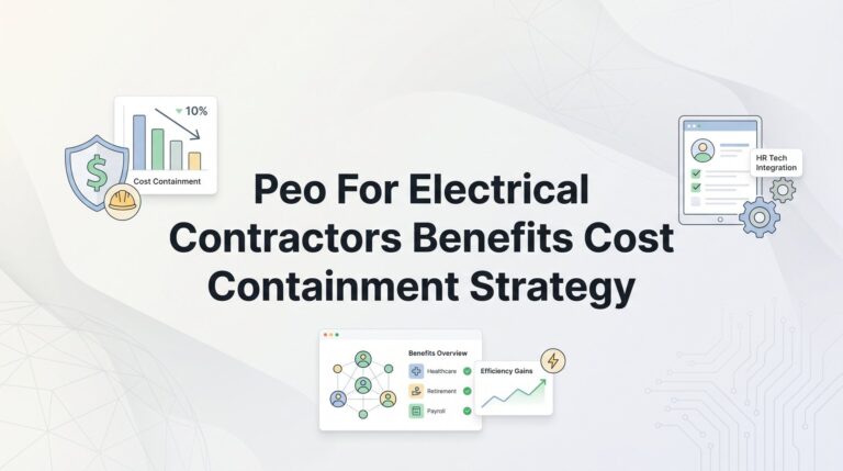 7 Cost Containment Strategies Electrical Contractors Get from a PEO Partnership